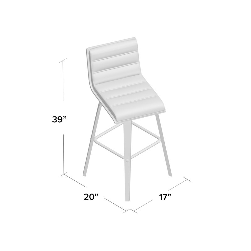 AllModern Hiram Swivel Bar & Counter Stool & Reviews Wayfair